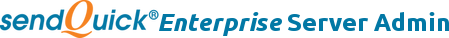 SendQuick Entera Server Admin